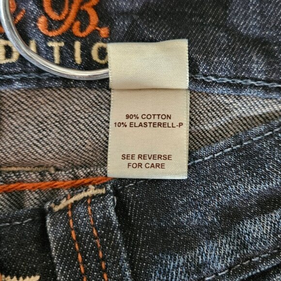 Frankie B Limited Edition Dark Wash Low Rise Bootcut Jeans Size 4 - Picture 5 of 9